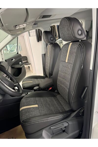 AKINCI غطاء مقعد سيارة متوافق مع فولكس فاجن كادي 2021-2025