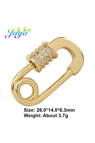 Choice كما في الصورة، أقفال لولبية مطلية بالذهب عيار 18 قيراطًا من جويا، مصنو...