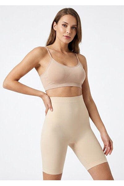 QKK Laser Cut Non-Marking Long Shorts Corset - 1 Size D Stitch-Free Shorts Co...