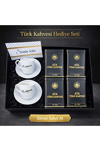ATA TÜRKKAHVESİ Ata Türk Kahvesi Hediye Seti