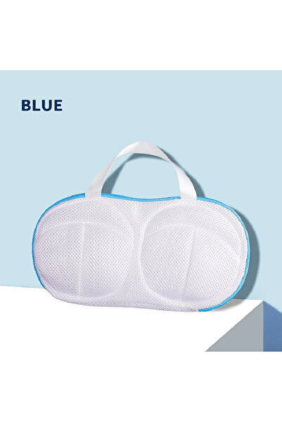Choice Blue Anti-deformation Bra Mesh Bag Machine-wash Special Polyester Bra ...