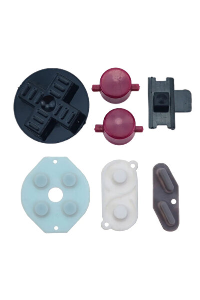 Choice أزرار D-pad موصلة باللونين الأسود والأحمر (1 مجموعة) لجهاز GameBoy Cla...
