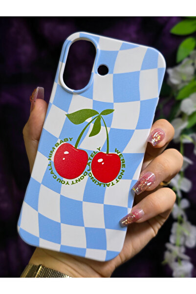 Magic Ring حافظة هاتف من السيليكون الصلب باللون الأبيض بنمط منقوش باللون الأز...