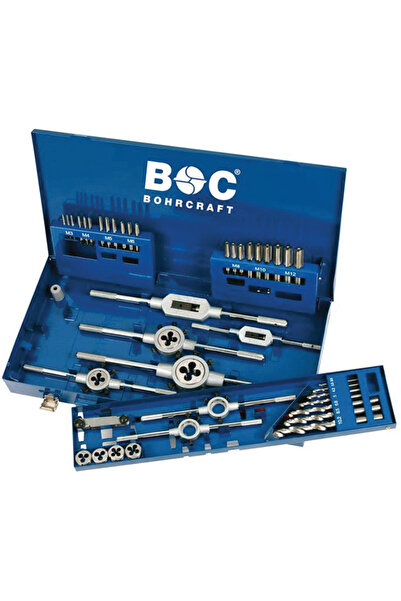 Bohrcraft Σετ κοχλιοτομής GW12 M3-M12 / 44 τεμάχια - 60001410044