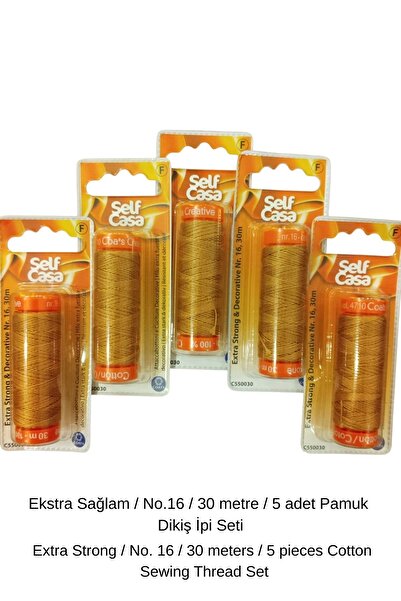 Self Casa Coats Creative Nr.16 Set de ață de cusut din bumbac extra rezistent...