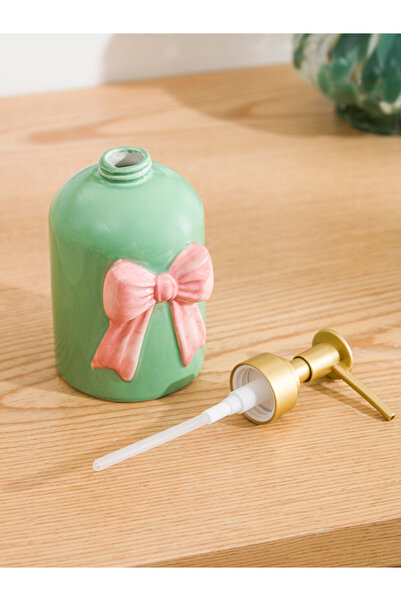 LC Waikiki موزع صابون سائل من السيراميك بنمط فيونكة متنوعة من RENKLİMAĞAZADAN