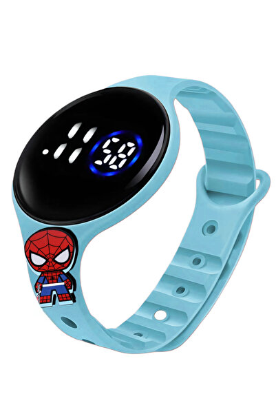 Onkatech Dijital Dokunmatik Led Ekran Su Geçirmez Figürlü Çocuk Kol Saati Bil...