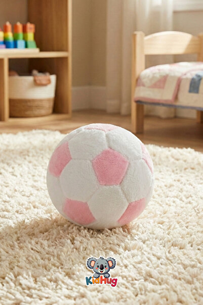 KidHug Plush Football Ball Kids Toy Ball - Silent Soft Silicone Filled Lightw...