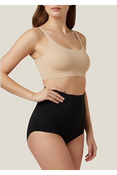 QKK Laser Cut Non-Marking High Waist Long Slip Corset - 1 Size Shaping Corset