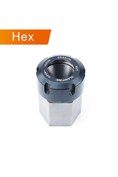 Choice ER32 Hex Type Square/Hex ER32 ER25 ER40 Collet Block Hard Steel Spring...