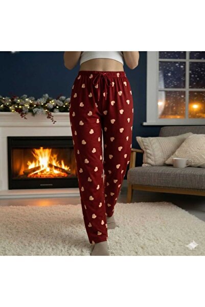 Funny Life Γυναικεία πιτζάμα με σουέτ σχέδιο, μονόχρωμη - Χωρίς τσέπες - Μεγά...