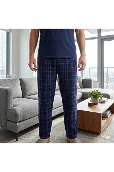 Funny Life Unisex Βαμβακερή Πιτζάμα με Καρό Σχέδιο - Μονόπατη - Χωρίς Τσέπες ...