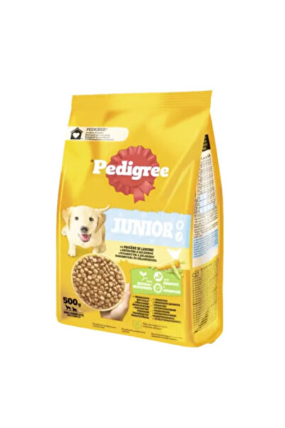Pedigree Dry Food with Chicken and Vegetables for Junior Dogs M/L, 500 g,