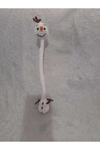 evim oyuncak dünyası Çanta Süsü Olaf Amigurumi Organik