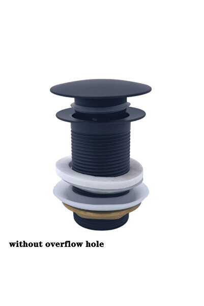 Choice سدادة تصريف منبثقة لحوض الحمام XSQ-NBLACK، ملحقات صنبور الحمام