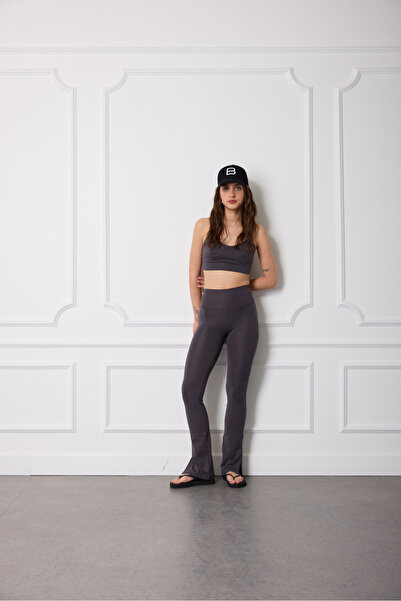 Beyyoglu Yırtmaç Detaylı Tayt