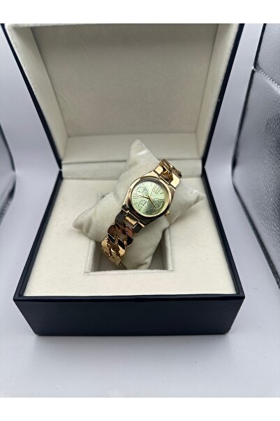 QUARTZ Round Case Thick Chain Cord Women Wrist Watch in Gift Box