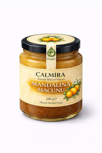 CALMİRA Mandalina Macunu 240 g / Katkısız Ege madalinası / Zencefil / Zerdeça...