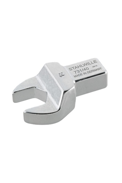 STAHLWILLE 731/40 Interchangeable open-end wrench head for torque wrench 14x1...