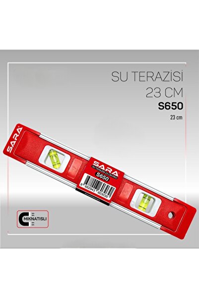 SARA S649 Mıknatıslı Mini Usta Su Terazisi 23 cm