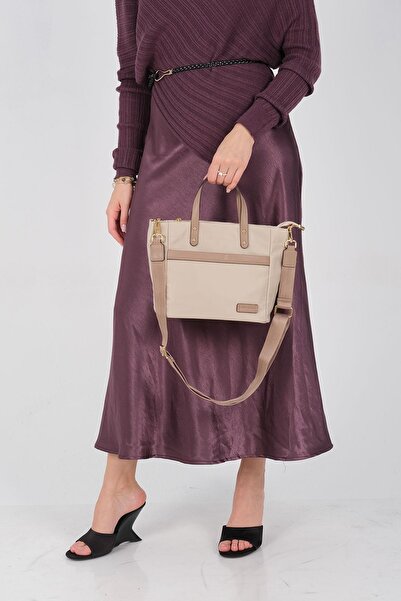 Silver Polo Silver & polo sp1214 women's handbag beige-sand