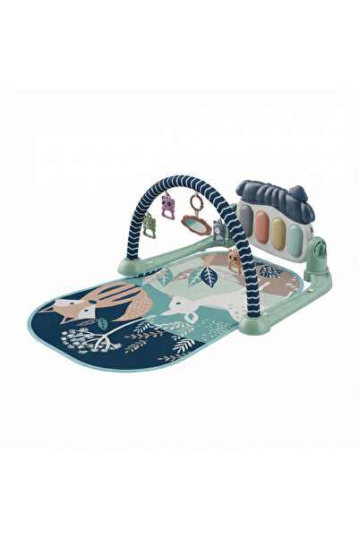 Urbanza Baby Piano Play Mat with Hanging Toys, Musical Keyboard and Activity ...