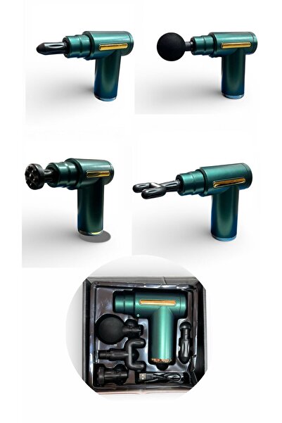 Qmax TİTREŞİMLİ MASAJ ALETİ 4 BAŞLIKLI