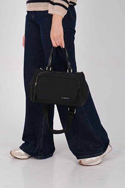 Silver Polo Geantă de umăr pentru femei Silver & Polo SP1227, neagră