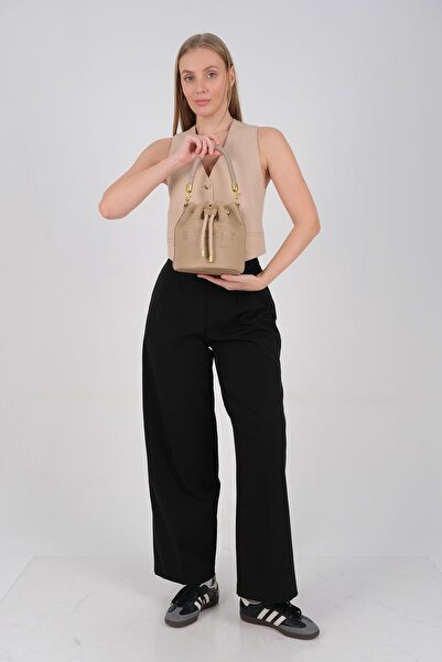 Silver Polo Silver & Polo Sp1248 Women's Shoulder Bag Beige