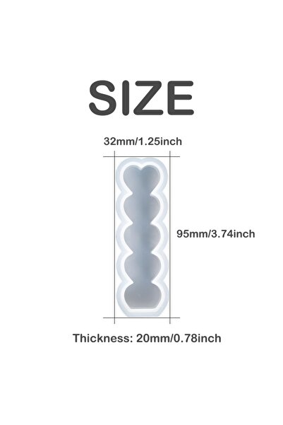 Choice قالب سيليكون مستطيل الشكل من DLAXLZ، قطعة واحدة، للاستخدام المنزلي، قا...