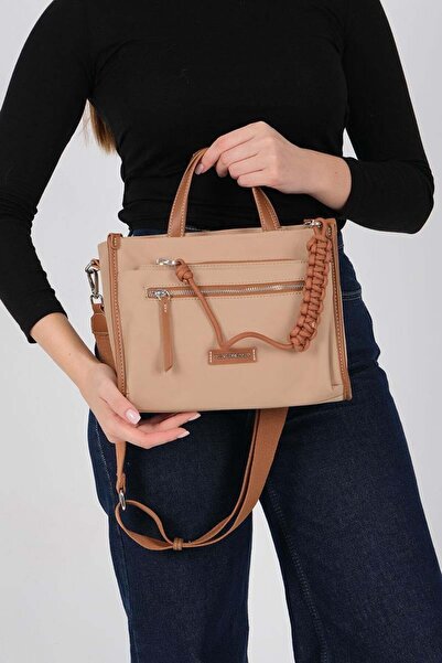 Silver Polo حقيبة يد نسائية من سيلفر وبولو SP1228 بلون الجوز تابا