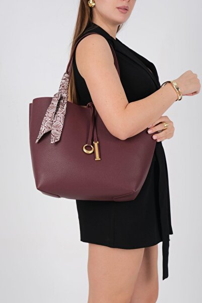 Silver Polo Silver & Polo Sp1247 Women's Shoulder Bag Claret Red