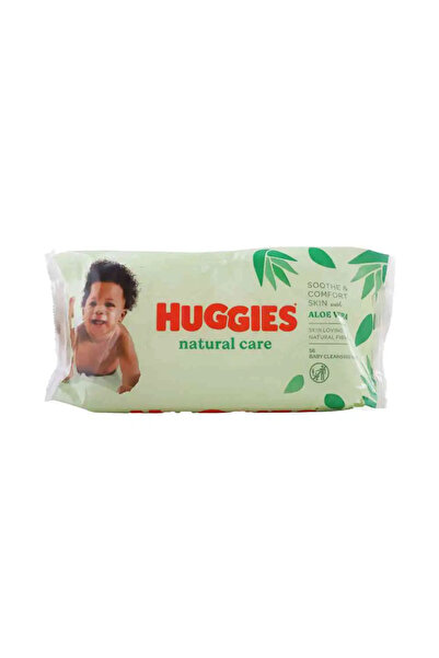 Huggies Natural Care Soothe and Comfort Skin Wipes Aloe Vera Wet Wipes with N...
