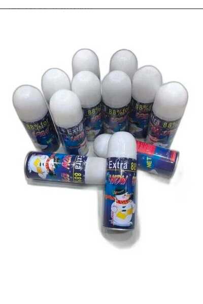 Generic بخاخ ثلج رالي فوم للحفلات - 12 قطعة 250 مل