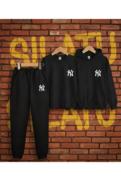 SILATU (N-Y) Hooded Zero Collar 3-Piece Set