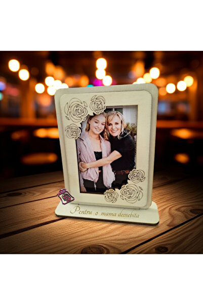 damoro Desk photo frame, 1 picture, March 8, For Mom, wood