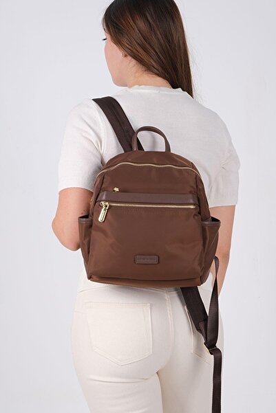 Silver Polo Silver & Polo Sp1209 Women's Backpack Brown