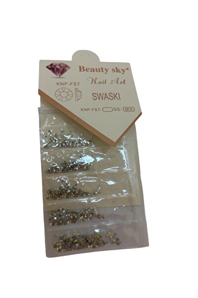 OEM Beauty sky SWASKI Nail Stones Set, Crystal Mix, Professional Nail Art Decor