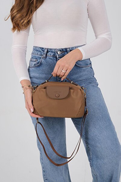 Silver Polo Silver & polo sp1223 women's crossbody bag - tobacco brown