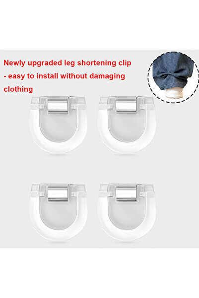 Choice5 4pcsUpgraded Version 2/4/6/pcs invisible leg shortening clip, non-sli...