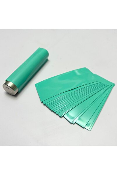 Choice 100Pcs Light green 100Pcs Flat PVC Heat Shrink Tubing Battery Wrap For...