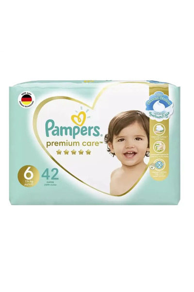 Pampers Premium Care Baby Pant Diapers Prevent Rashes Size 6, 13kg Plus- 42 P...