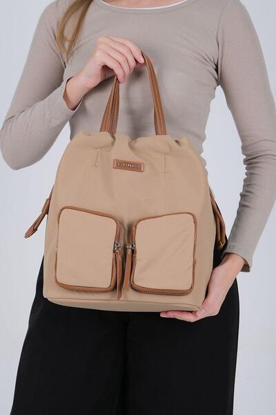 Silver Polo Silver & polo sp1232 women's backpack - nut brown