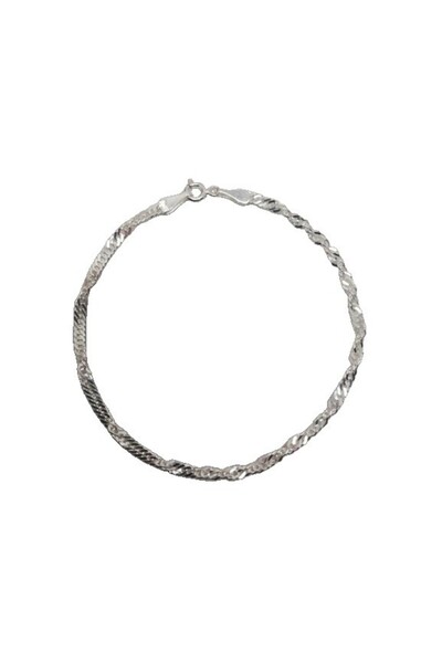 Flippy 925 Silver Unisex Twisted Bracelet, Jolie