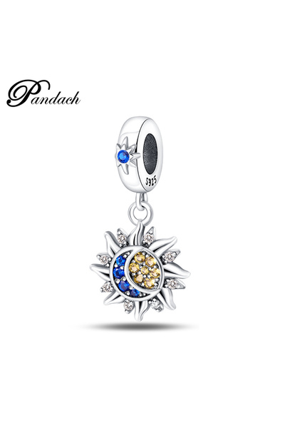 Choice PAC740 قلادة فضية عيار 925 بتصميم رائع على شكل يراعة مضيئة ونجمة وحربا...