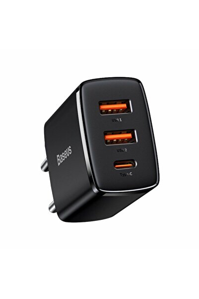 Baseus USB Charger, Type-C 30W Baseus, Black