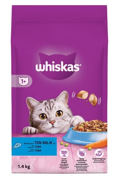 Whiskas Ton Balıklı ve Sebzeli Yetişkin Kedi Maması 1,4kg