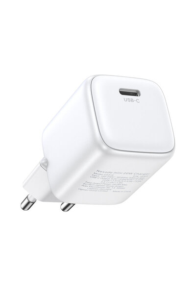 Ugreen GaN Type C Fast Charge Charger, 20W, White