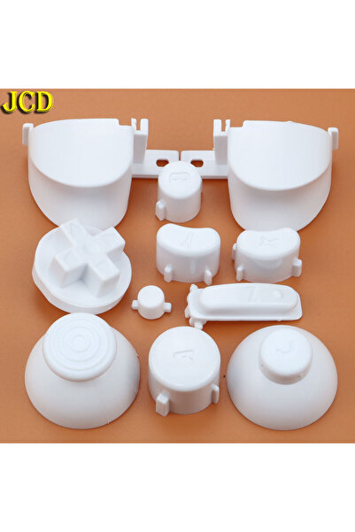 Choice8 مجموعة كاملة من لوحات مفاتيح JCD البيضاء (يسار، يمين، ABXY، Z) مع أغط...