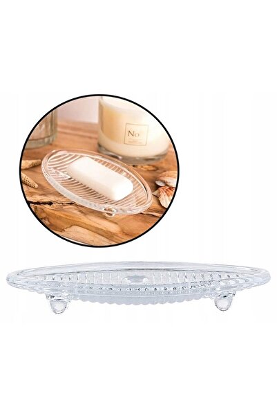 Bosphorus حامل صابون بيضاوي مخطط 15×9.5×1.7 سم